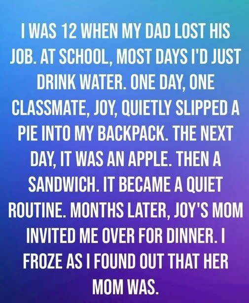 When I Was Hungry At 12, She Shared Her Food. What I Discovered About Her Life Changed Everything