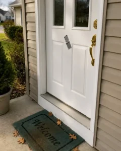I Noticed a Piece of Tape on My Front Door and Thought It Was Nothing – A Week Later, My Neighbor Moved Out and Said, ‘You’re Next’