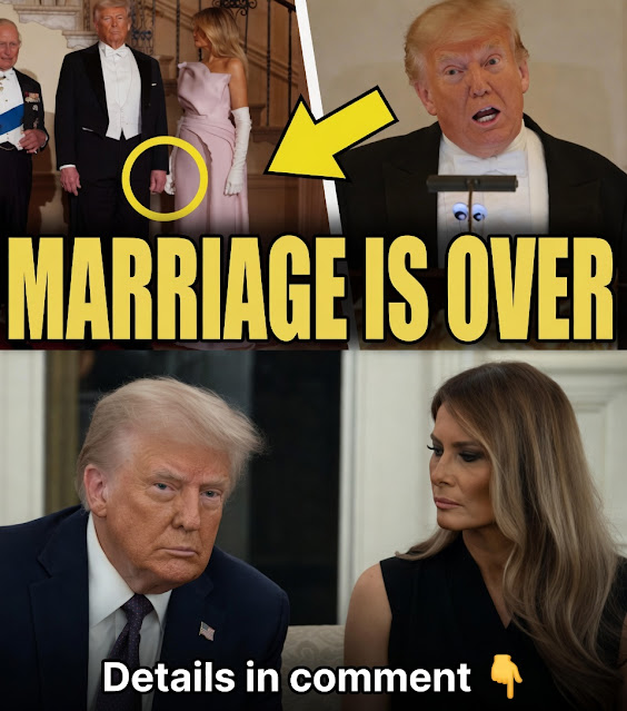 SAD NEWS: Disgusted Melania Smacks Trump Hand As Dinner Falls Apart