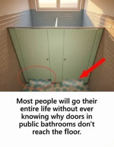 Why Public Bathroom Doors Don’t Reach the Floor: The Surprising Truth