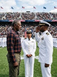 I drove eighteen hours in an old truck to watch my daughter become an Army officer, but before the ceremony ended, a three-star general froze when he saw the worn leather band on my wrist.