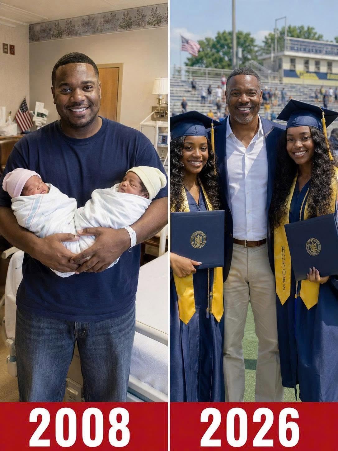 My Wife Left Our Twins Right After Birth – 18 Years Later, She Showed up at Their Graduation with a ‘Special Gift’, But What My Daughters Did Next Froze the Room