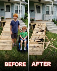 My Son Built a Ramp for a Boy in a Wheelchair—The Next Morning a Neighbor Destroyed It, But She Had No Idea Who Was Watching