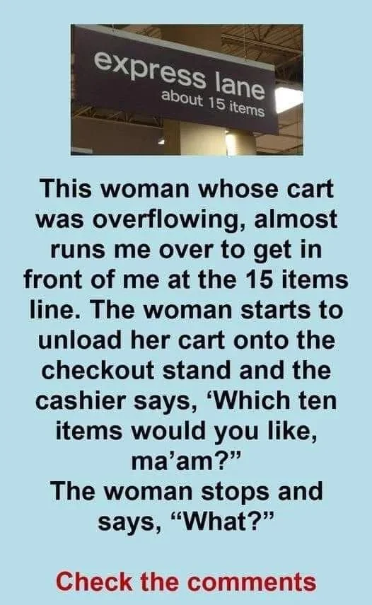 Customer Enters ‘Express Lane’…