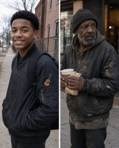 I Saw a Homeless Man Wearing My Missing Son’s Jacket – I Followed Him to an Abandoned House, and What I Found Inside Made Me Nearly Collapse