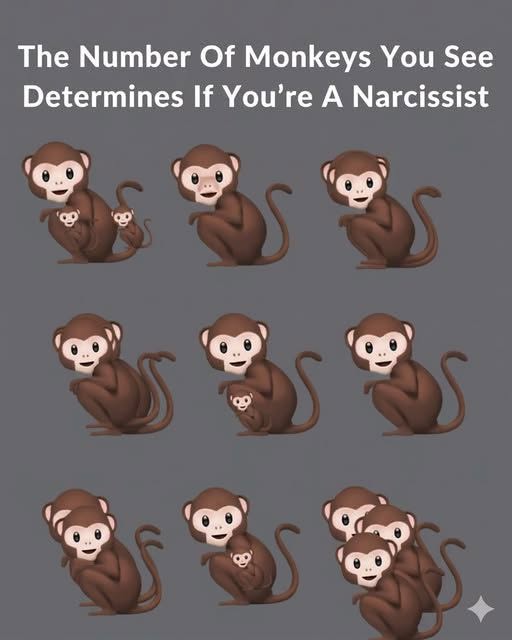 What the Number of Monkeys You See Might Reveal About Your Personality