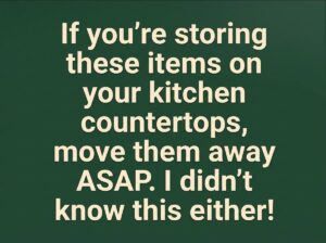 Get These 10 Things Off Your Kitchen Counter Immediately (Number 4 Will Shock You)