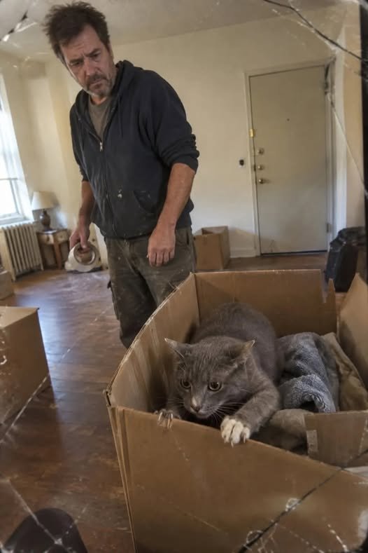 The Cat Who Packed Herself: Why a Frightened Stray Refused to Leave the Moving Box