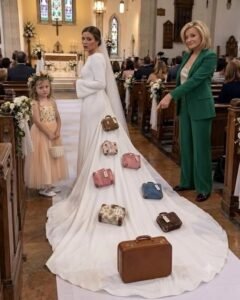 My Future MIL Sewed Tiny Suitcases All Over My Wedding Train Because I Had a 7-Year-Old Daughter — Then My Fiancé Saw It and Made the Entire Room Go Silent